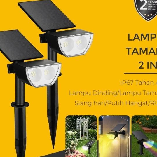 Ready Hyderson Lampu Taman Ip67 12 Led 3000K6500Krgb Dinding