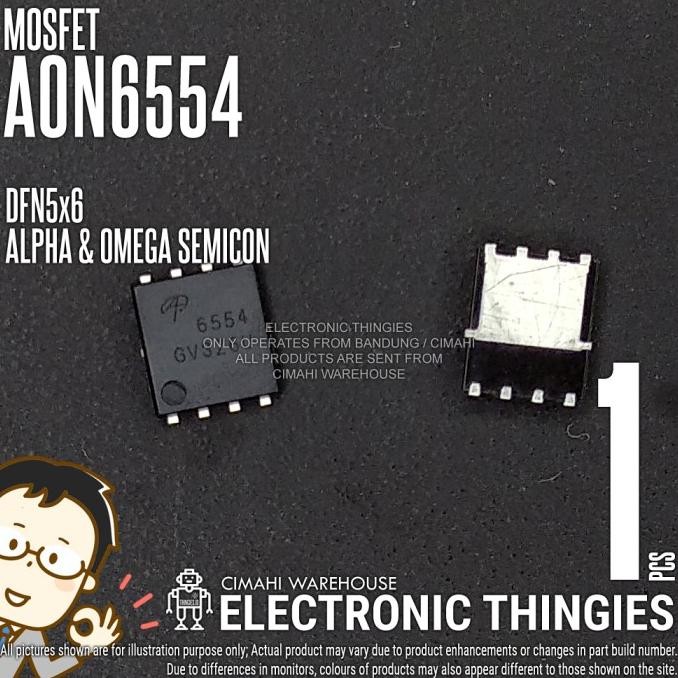 Baru AON6554 DFN5x6 ALPHA & OMEGA MOSFET AON thingie43 Murah