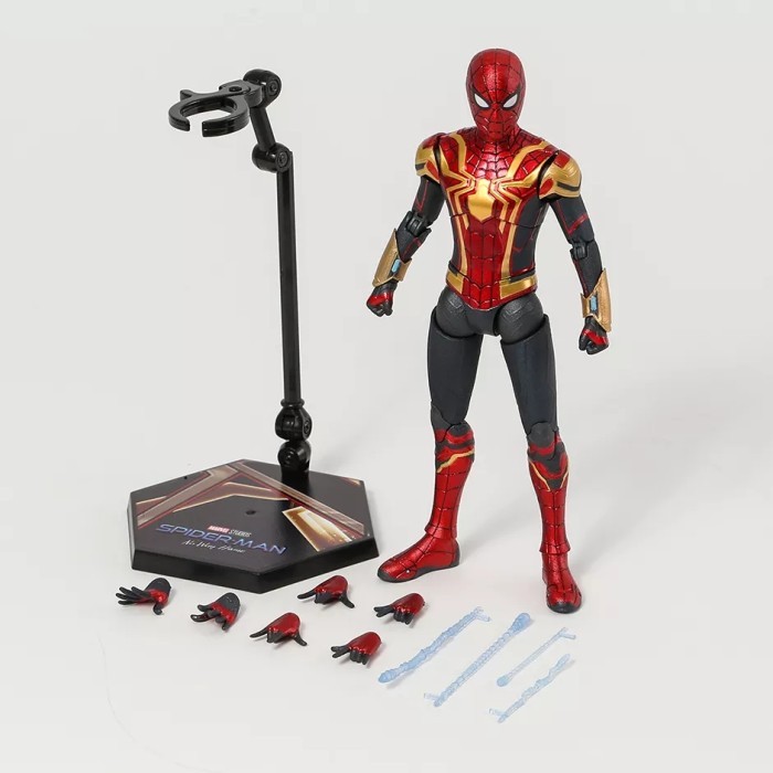 Ready ZD toys No Way Home ZDtoys Spiderman Black Intergrate Upgrade Figure