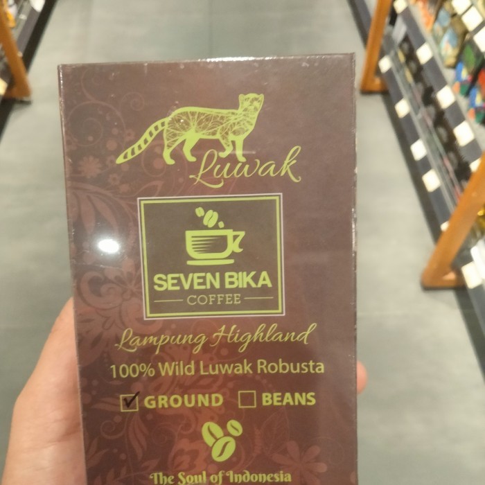 

Seven Bika Lampung Luwak Robusta Ground 100 Gram