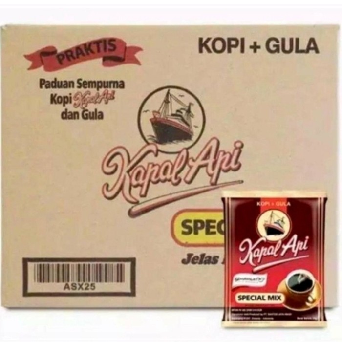 

Kopi Kapal Api Spesial Mix 1 Dus (12 @10 Bks)