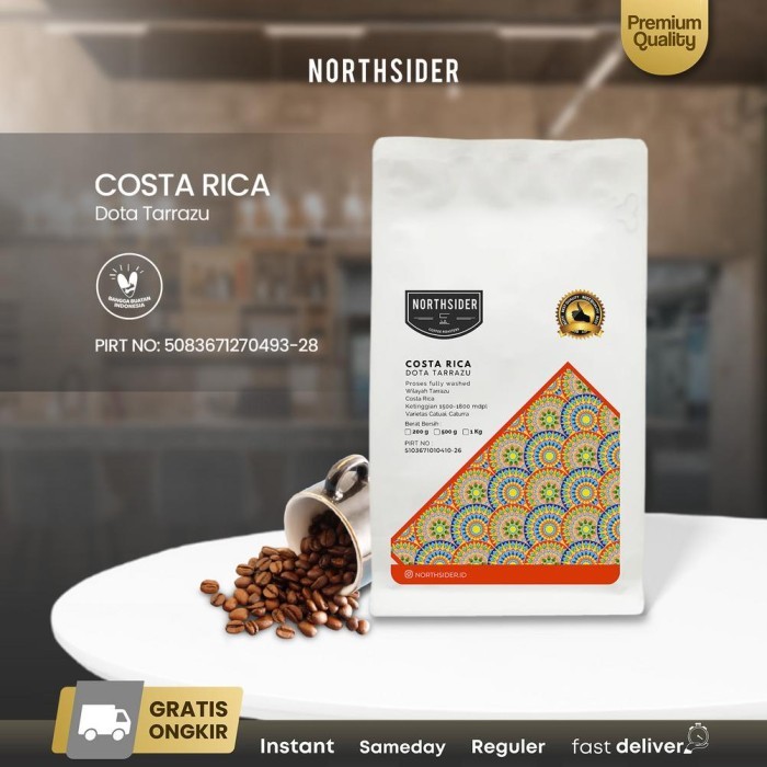 

Kopi Arabika Costa Rica Dota Tarrazu Fully-Washed - 500G