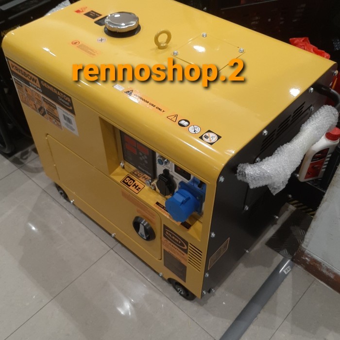 Krisbow Generator Diesel 5Kva/ 4000w 1 Ph Silent Cwa Krp Original