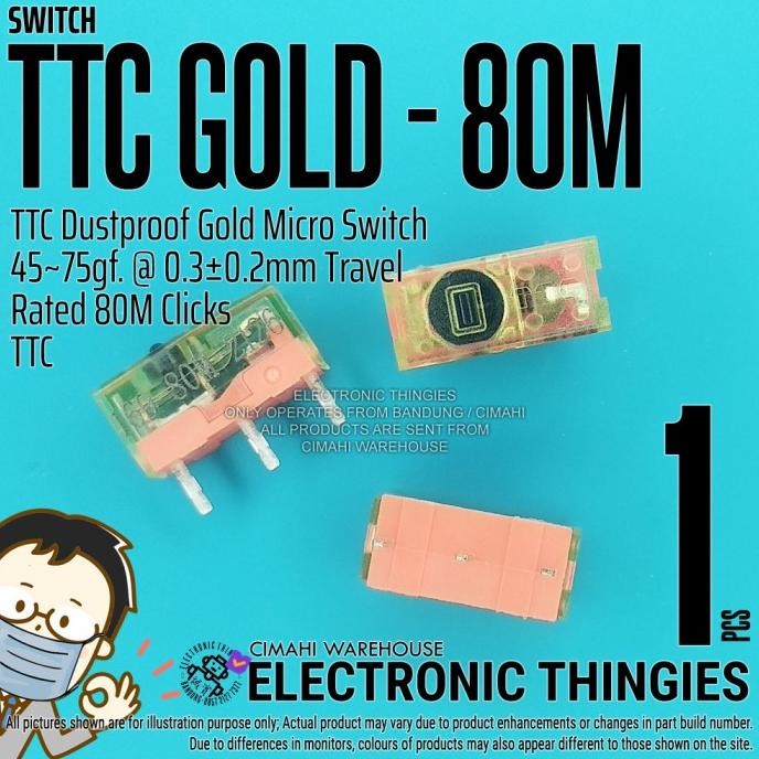 Diskon TTC GOLD 80M MOUSE BUTTON SWITCH thingie43 Kualitas Baik