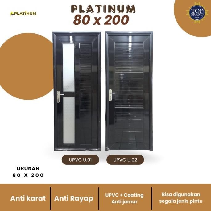 Sale Pintu Black Upvc 80X200