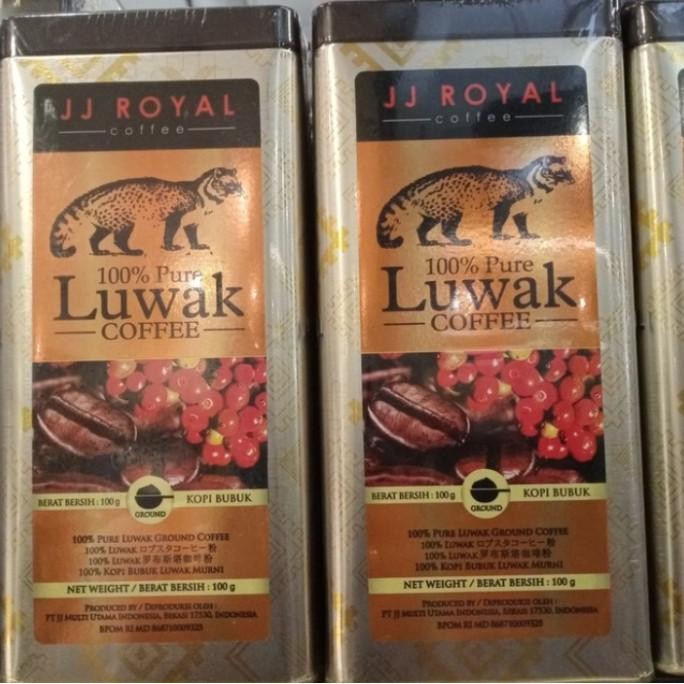 

Jj Royal Pure Luwak Ground Tin 100Gr