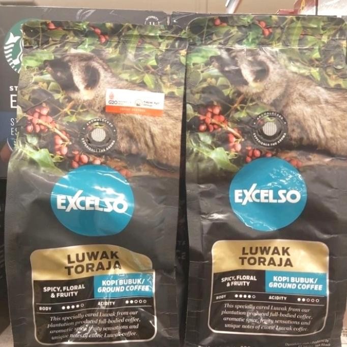 

Excelso Luwak Toraja Ground 200 Gr/Kopi Bubuk/Coffee