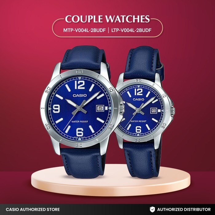 Casio Jam Tangan Couple Analog V004L-2BUDF