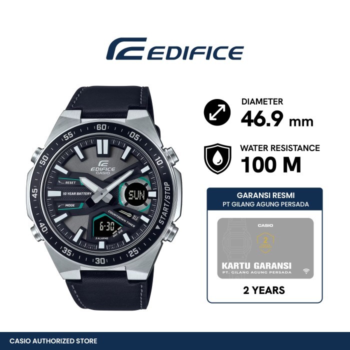 Jam Tangan Pria Casio EDIFICE EFV-C110L-1AVDF Analog digital
