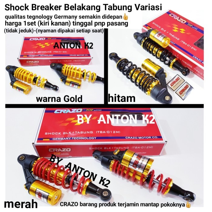 Shock Breaker Tabung Belakang Force Fizr Jupiter Z Vega Zr Vega R New Ciw