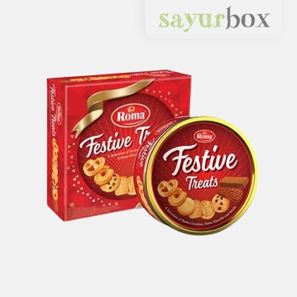 

Roma Festive Treats Biskuit Kaleng 675 gram Sayurbox