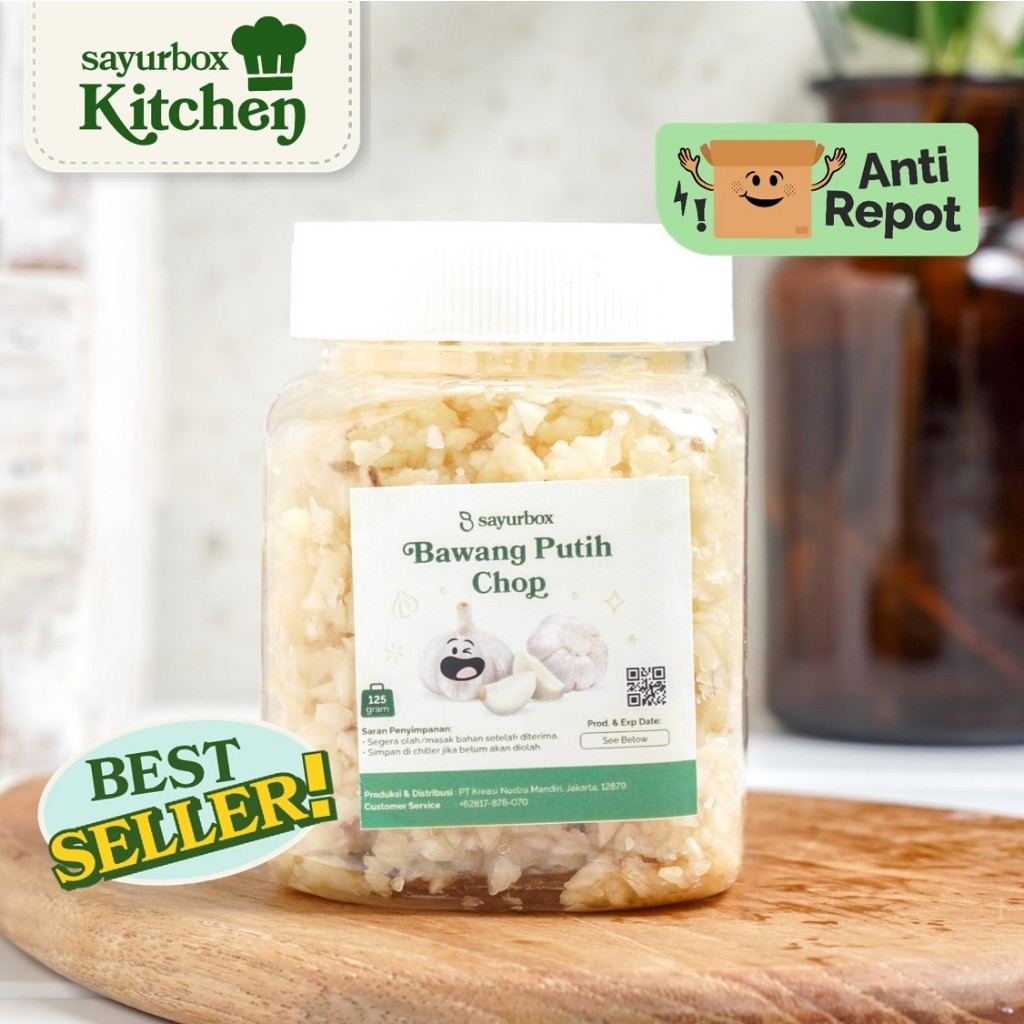 

Ijo-Ijo Kitchen Bawang Putih Chop 125 gram Sayurbox