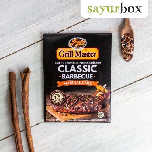 

Jays Grill Master Classic Barbeque 30 gram Sayurbox
