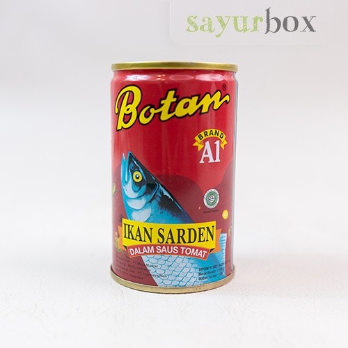 

Botan Ikan Sarden Saus Tomat 155 gram Sayurbox