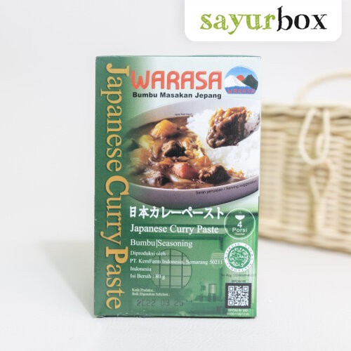 

Warasa Japanese Curry Paste 80 gram Sayurbox