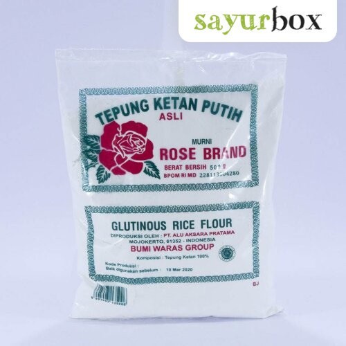 

Rose Brand Tepung Tepung Ketan Putih 500 gram Sayurbox