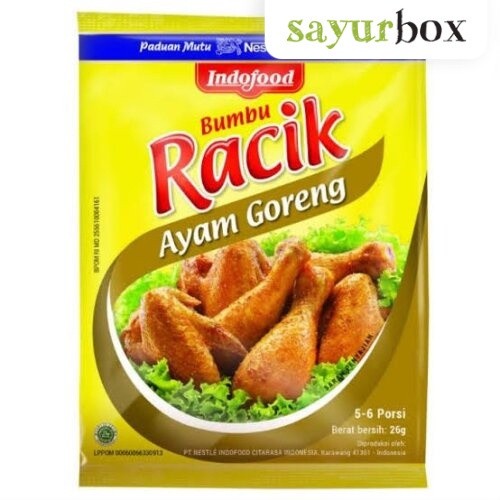 

Indofood Bumbu Racik Ayam Goreng 26 gram Sayurbox