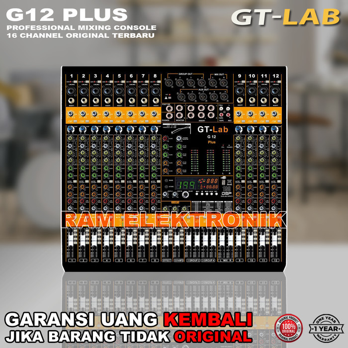 Mixer Audio GT Lab G12 G 12 12 Channel By RDW Original