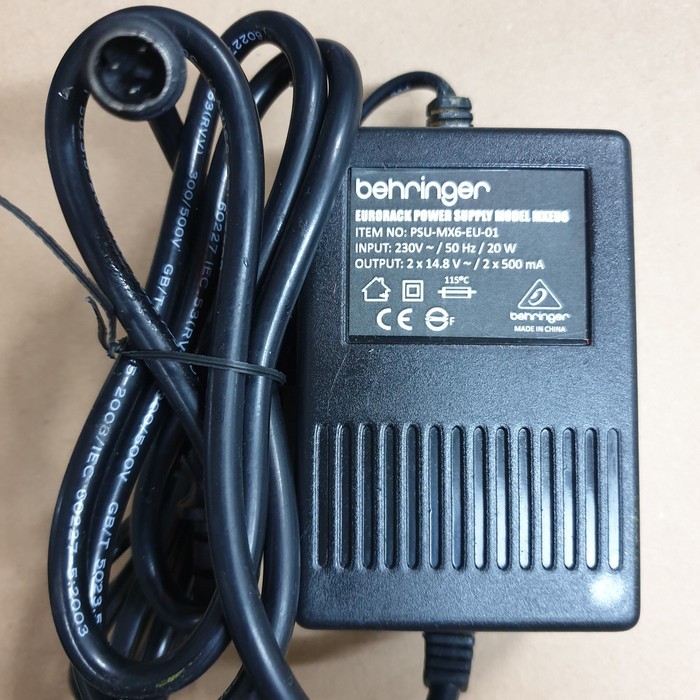 Adaptor Mixer Audio Behinger PSU6 EURORACK UB1002FX Power Supply