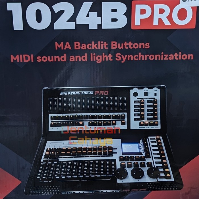 Mixer DMX Mini Pearl 1024B Pro Lighting Controller Free Hardcase
