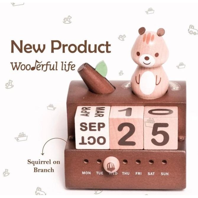 

Baru | Perpetual Calendar Squirrel On Branch