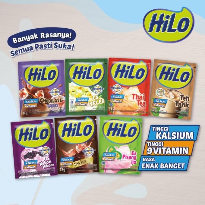 

TERBARU TWIN PACK - HILO TEH TARIK 10 SACHET - TEH TARIK TINGGI KALSIUM !!!!!