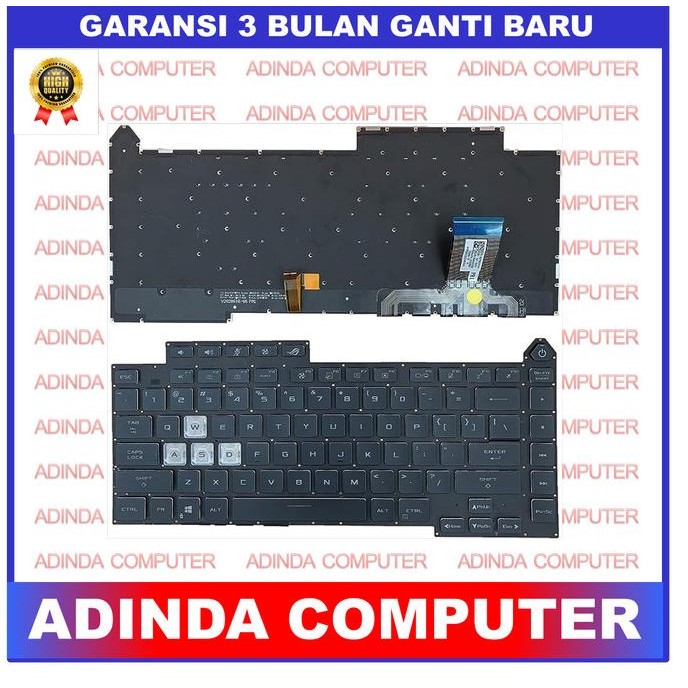 Ready Stock Keyboard Asus Rog Strix G15 G513 G513Qc G513Qe G513Qm Backlight
