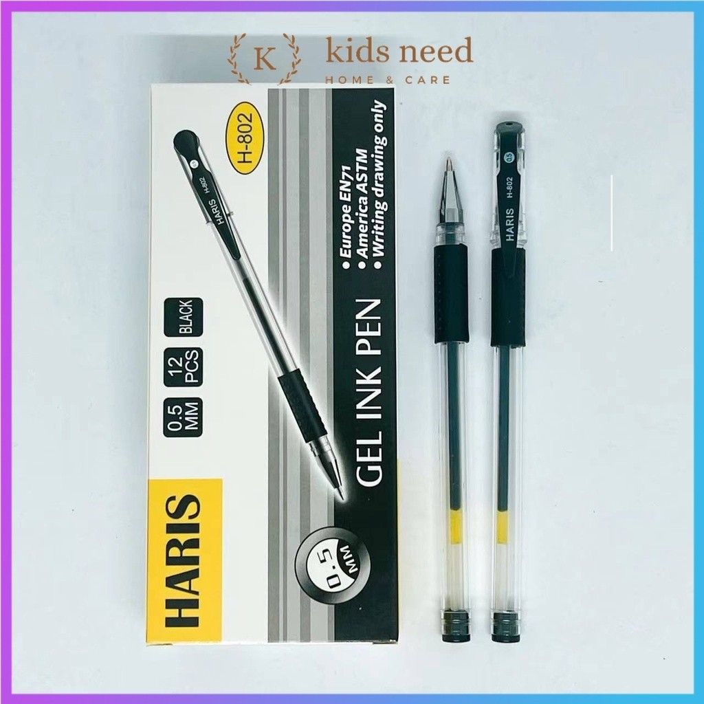 

BELILAH (12 PCS) GEL PEN PULPEN PENA MURAH 0.5 / 0.38 MM HA3