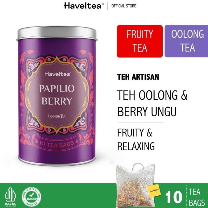 

BIG SALE PAPILIO BERRY | BIG TIN | HAVELTEA | FRUIT TEA | BLACKCURRANT BERRIES !!!!!
