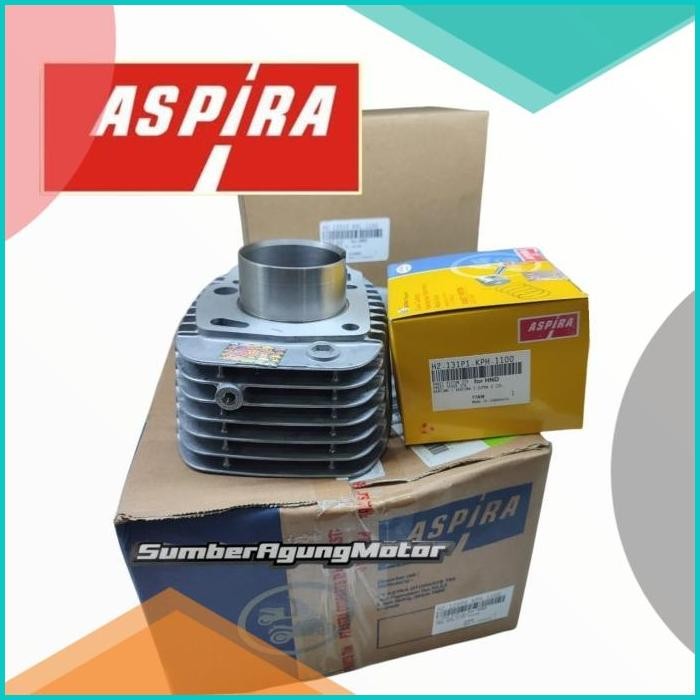 PISTON KIT BURING CYLINDER BLOK KIT HONDA KARISMA SUPRA 125 ASPIRA 14