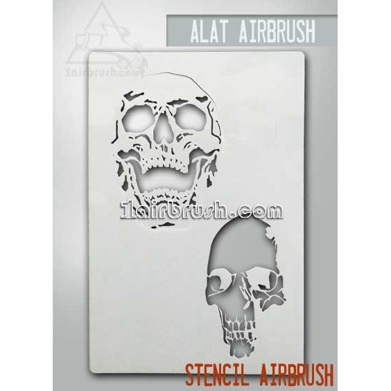 

Stencil Skull 2A Gla