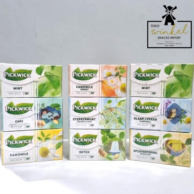

TERBARU TEH PICKWICK HERBAL TEA, 20 PCS !!!!!