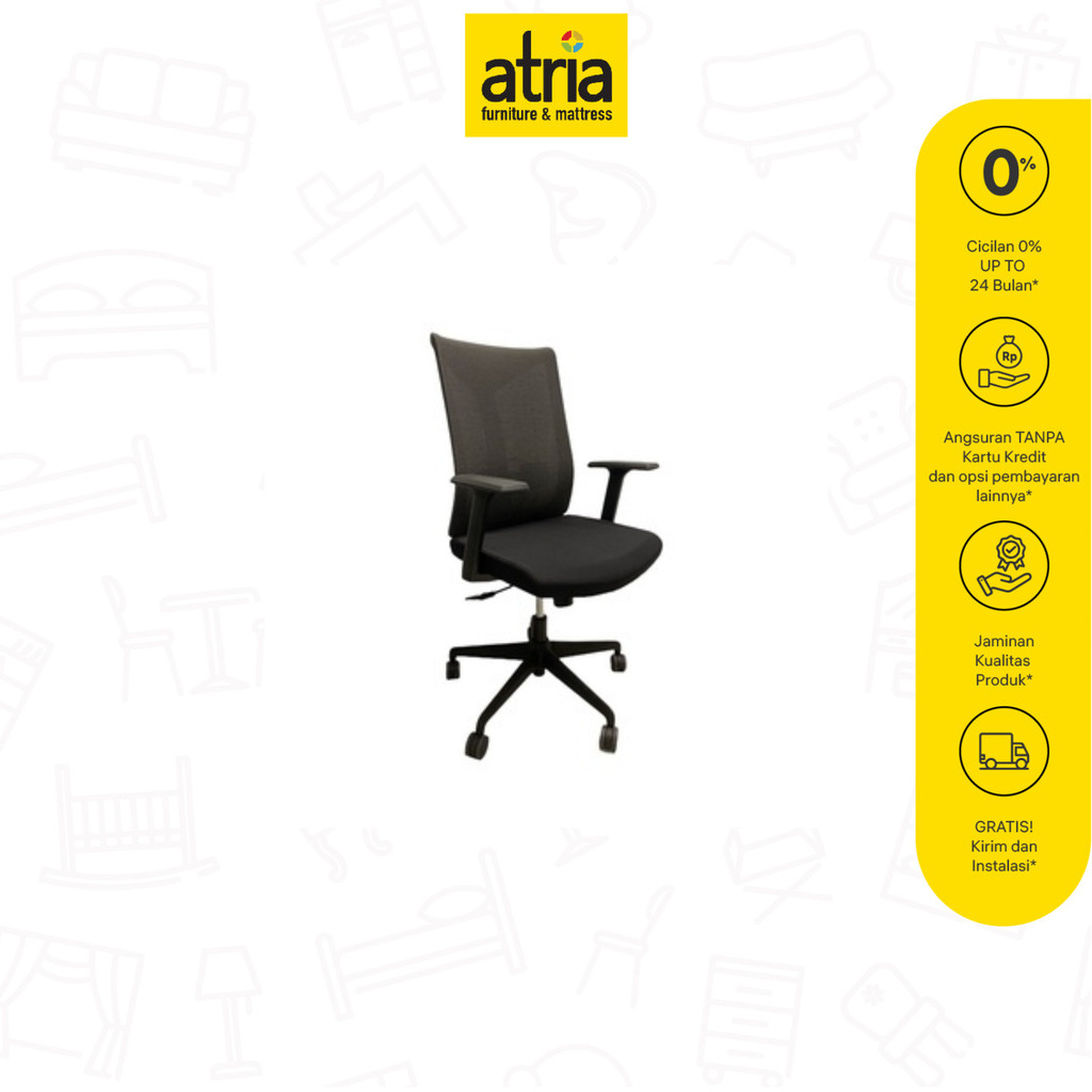 Atria Kursi Kantor Decano Lumbar Support