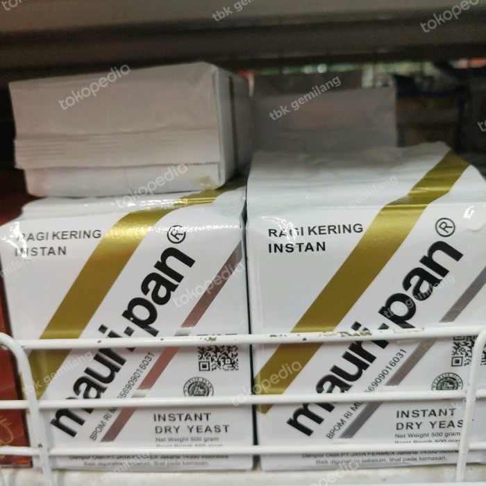 

Mauripan yeast 500gr ragi instant kering