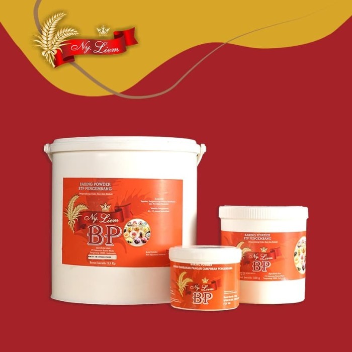 

NY. LIEM BP / Baking Powder: Pengembang Kue & Roti Double Acting 500 g