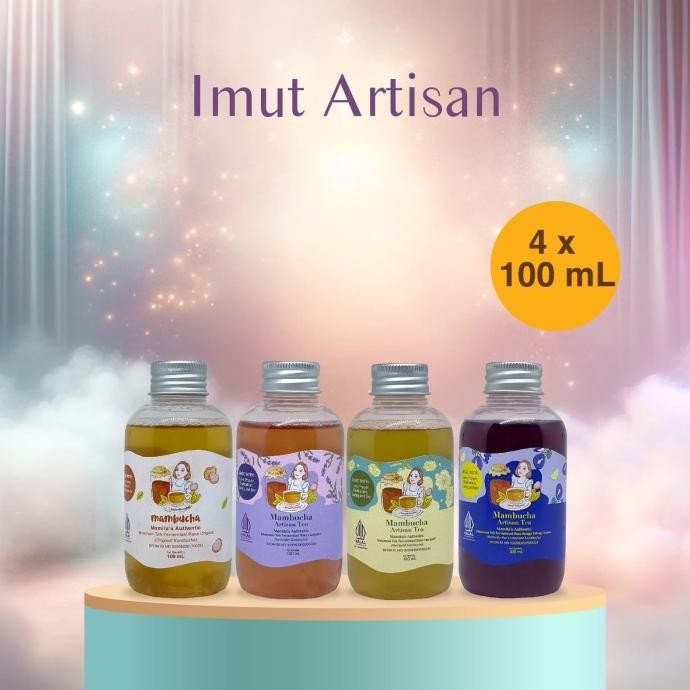 

TERBARU PAKET IMUT ARTISAN TEA ISI 4 PCS X 100ML !!!!!
