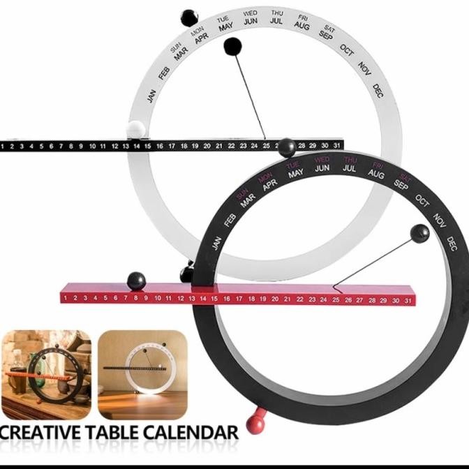 

Baru | Nordic Calendar Table Kalender Meja Retro Vintage Home Decor Cafe