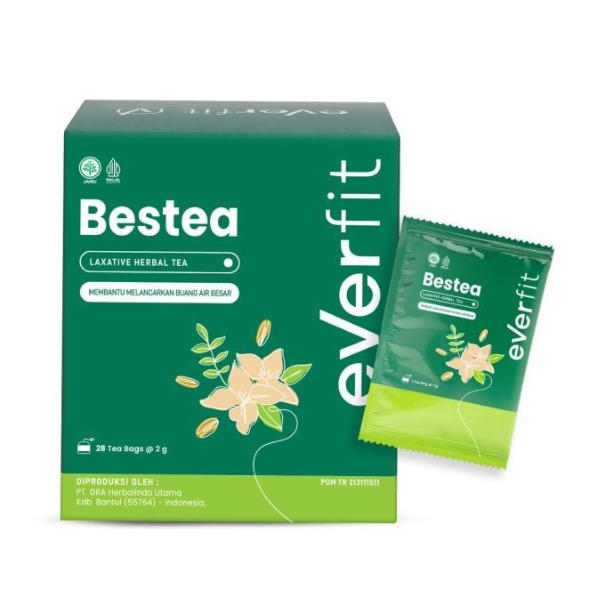 

TERBARU EVERFIT BESTEA LAXATIVE DETOX TEA HALAL ISI 14 TEA BAGS !!!!!