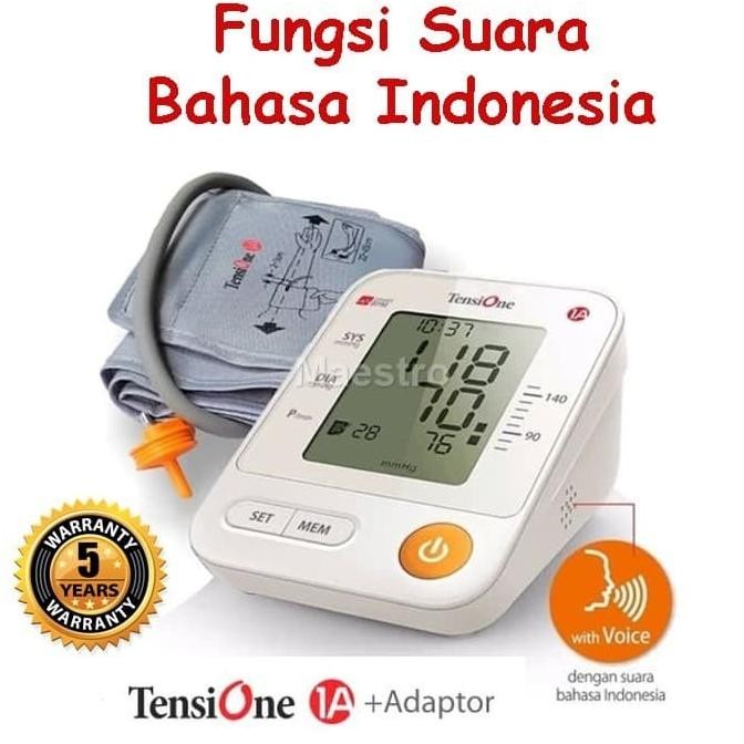 Tensimeter Digital Suara Bahasa Indonesia TensiOne Alat Tensi Darah