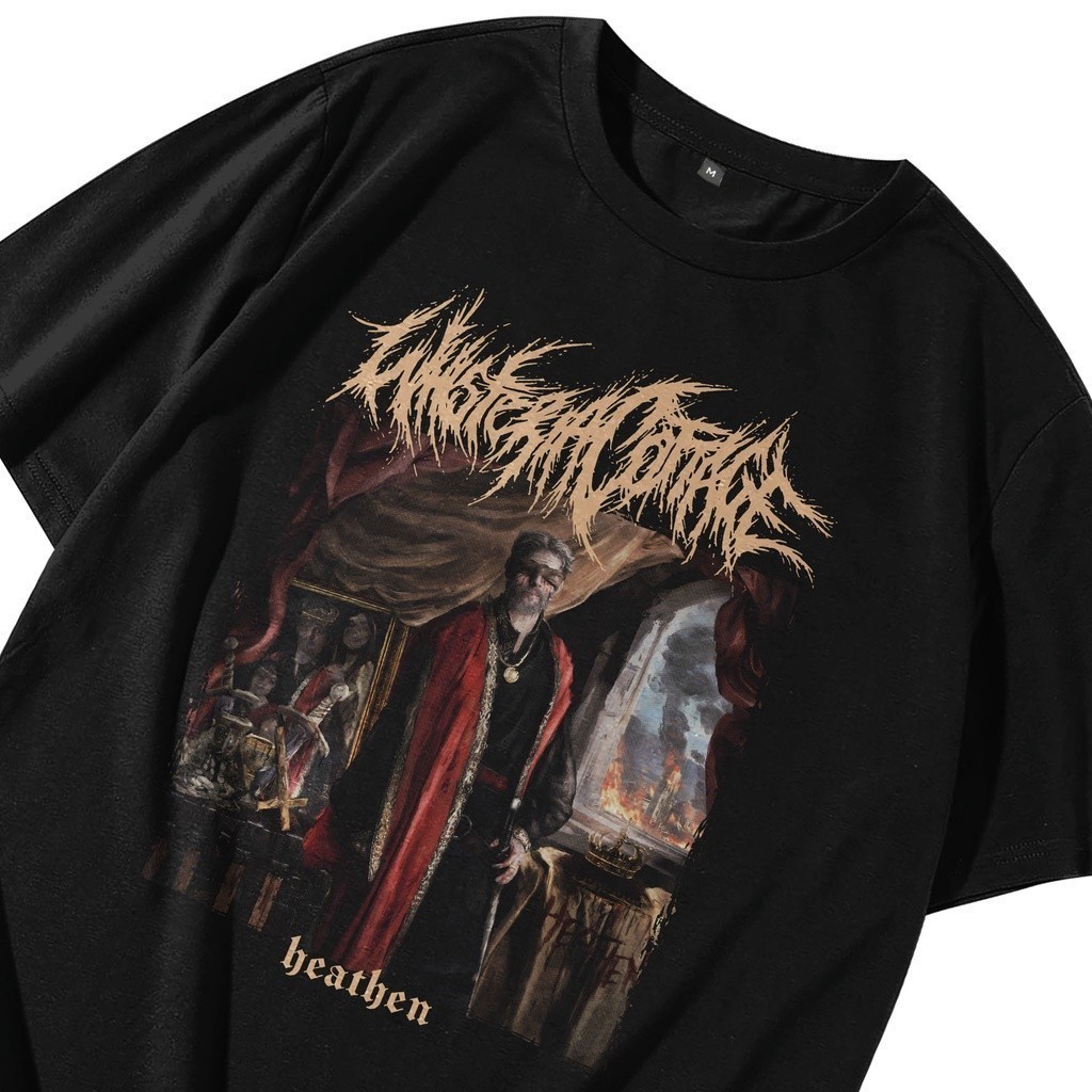 KAOS METAL ID - Kaos Melodic Deathcore / Baju Metal / T Shirt Metal Whisteria Cottage Vol 977