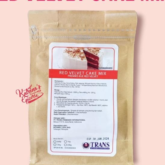 

Trans Red Veet Cake X 500 Gram Tepung Prex Kue