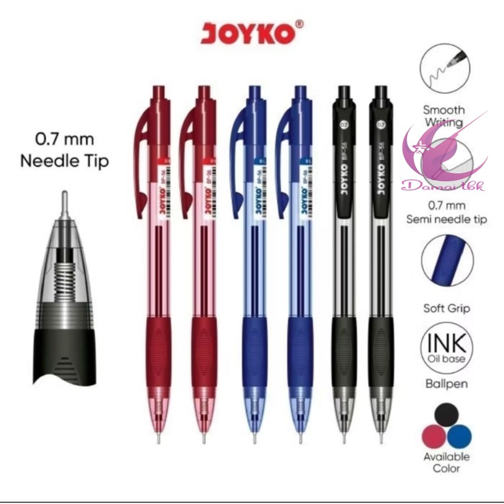 

Pulpen Joyko Bp-56/0.7 mm ( 1pak/12pcs )