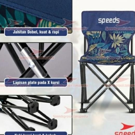 Kursi Lipat Portable Kursi Outdoor Camping Kemping Speeds 031-13- L