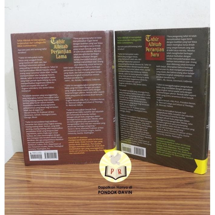 

Terlaris Paket Buku Tafsir Alkitab Perjanjian Lama Dan Baru Ready Stok