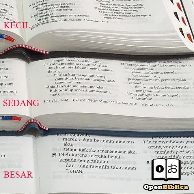 

Terlaris Alkitab Besar Dengan Cover Sampul Sarung Resleting Tb 064 Ti Sl Ready Stok