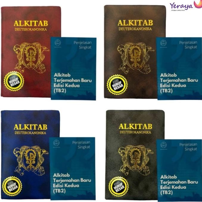 

Terlaris Alkitab Katolik Deuterokanonika Xl Edisi Huruf Besar Two Tone Tb2 062 Ready Stok