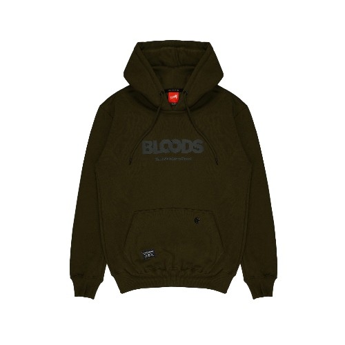 Bloods Reg Sweater Hoodie Loopz 02 Dark Green