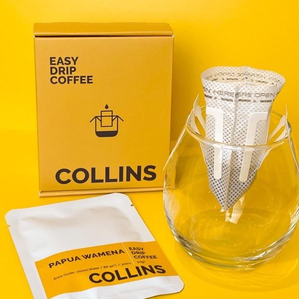 

Dripbag Coffee (Pa Of 5) | Instant Filter Coffee | Collins Roasters