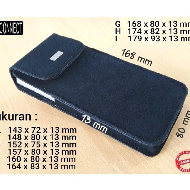 Sarung Hp Pinggang Kulit Vertikal