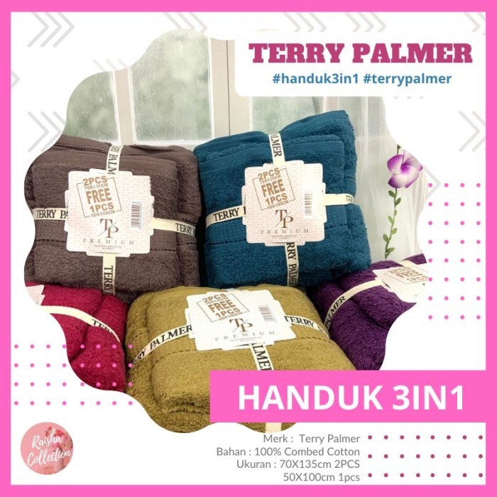 Rc Handuk Terry Palmer Set / Terry Palmer Premium / Terry Palmer